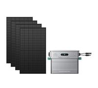 Zendure SF800 Pro2, Centrale Électrique de Balcon avec Entrée 2640W, Charge 1000W, Sortie 800W, Système de Gestion Énergétique IA, 1.92kWh-11,52kWh Batterie Extensible -450W*4 Panneau Bifacial