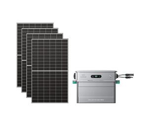 Zendure SF800 Pro2, Centrale Électrique de Balcon avec Entrée 2640W, Charge 1000W, Sortie 800W, Système de Gestion Énergétique IA, 1.92kWh-11,52kWh Batterie Extensible -500W*4 Panneau Bifacial