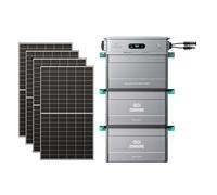 Zendure SF800Pro2, Centrale Électrique de Balcon avec Entrée 2640W, Charge 1000W, Sortie 800W, Système de Gestion Énergétique IA, avec AB2000L*2, Capacité Totale 5760WH-500W*4 Panneau Bifacial