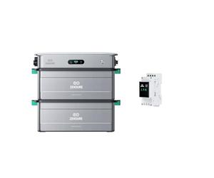 Zendure SolarFlow 2400 AC Stockage Énergie 2.4kWh et 2x AB3000X | Entrée/Sortie AC 2400W, Gestion IA Couplé AC, 17.28kWh Extensible, TOU, 2×AB3000X Batterie, Stockage Domestique
