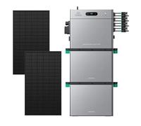 Zendure SolarFlow 2400 Pro - Batterie Solaire 2400W, 2,4-16,8kWh, avec 2xAB3000L (5.76 kWh), avec 450Wx2 Panneau Bifacial