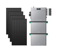 Zendure SolarFlow 2400 Pro - Batterie Solaire Intelligente 2400W AC Bidirectionnel, Entrée PV 4800W (3000W DC+1800W AC), 2.4-16.8kWh Extensible, Plug & Play, IP65 (SF2400P+2*AB3000L+4 * 450W)