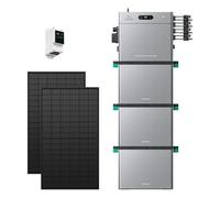 Zendure SolarFlow 2400 Pro - Batterie Solaire Intelligente 2400W AC Bidirectionnel, Entrée PV 4800W (3000W DC+1800W AC), 2.4-16.8kWh Extensible, Plug & Play, IP65 (SF2400P-SM3CT-3&AB3000L-2&450W)