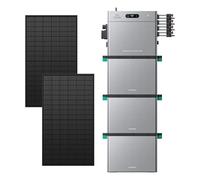 Zendure SolarFlow 2400 Pro - Batterie Solaire Intelligente 2400W AC Bidirectionnel, Entrée PV 4800W (3000W DC+1800W AC), 2.4-16.8kWh Extensible, Plug & Play, IP65 (SF2400P+3*AB3000L+2 * 450W)