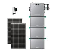 Zendure SolarFlow 2400 Pro - Batterie Solaire Intelligente 2400W AC Bidirectionnel, Entrée PV 4800W (3000W DC+1800W AC), 2.4-16.8kWh Extensible, Plug & Play (SF2400P-SM3CT-3&AB3000L-2&500BF-FR)