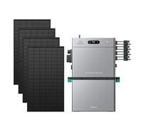 Zendure SolarFlow 2400 Pro - Batterie Solaire Intelligente 2400W AC Bidirectionnel, Entrée PV 4800W (3000W DC+1800W AC), 2.4-16.8kWh Extensible, Plug & Play, IP65 (SF2400P+1*AB3000L+4 * 450W)