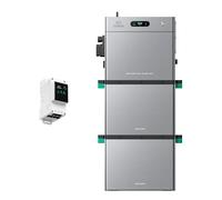 Zendure SolarFlow 2400AC+, Stockage AC 2400W Extensible à 16.8kWh, 100% Compatible Installations Solaires Existantes, Plug & Play, Secours 2400VA (SF 2400 AC+ + 2*AB3000L + SM3CT)