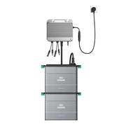 Zendure SolarFlow 800 - Micro-onduleur Hybride Intelligent 1200W MPPT, Rendement énergétique de 96%, Puissance AC bidirectionnelle de 800 W, avec AB2000X*2 Batteries (Installation Facile)