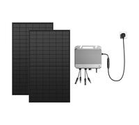 Zendure SolarFlow 800 - Micro-onduleur Hybride Intelligent 1200W MPPT, Rendement énergétique de 96%, Puissance AC bidirectionnelle de 800 W, avec Panneau Solaire Bi-facial 1118W (Installation Facile)