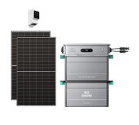 Zendure SolarFlow 800 Pro 2 + Compteur 3CT + AB2000L + 2x 500W Panneau Bifacial - Kit Solaire Balcon 800W - AC 1000W - IA