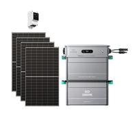 Zendure SolarFlow 800 Pro 2 + Compteur 3CT + AB2000L + 4x 500W Panneau Bifacial - Kit Solaire Balcon 800W - AC 1000W - IA