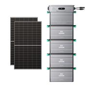 Zendure SolarFlow 800 Pro 2 - Système stockage solaire 800W IP65 1.92kWh 2640W MPPT, avec 500Wx2 Panneau Bifacial, avec 4xAB2000L