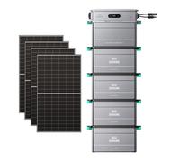 Zendure SolarFlow 800 Pro 2 - Système stockage solaire 800W IP65 1.92kWh 2640W MPPT, avec 500Wx4 Panneau Bifacial, avec 4xAB2000L