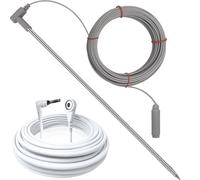 ZenEarth Kit de tige de mise à la terre en acier inoxydable - Durabilité toutes saisons pour une connexion durable, comprend des cordons de 12,2 m et 4,6 m.