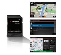 ZENEC Z-EMAP76MH-TT3 Carte Micro SDHC avec Navigation de Camping-Car pour ZENEC Infotainer Z-E3776, Z-N975 et Z-N976, Cartes 3D pour l'europe, Camping P.O.I. Camping-Cars, TMC