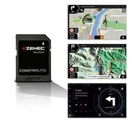 ZENEC Z-EMAP76PC-TT3 Carte micro SDHC avec navigation de camping-car pour ZENEC Infotainer Z-E3776, Z-N975 et Z-N976, cartes 3D pour l'Europe, Camping P.O.I. Camping-Cars, TMC