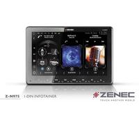 Zenec Z-N975 1-Din Autoradio Système Multimedia Avec 9 "/ 22,9 CM Mediencenter,