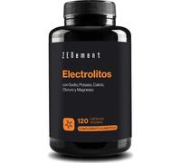 Electrolyte Complex - Electrolytes Sans Sucre Avec Sodium, Calcium, Magnesium Potassium - Énergie, Fonction Musculaire Sport, Fatigue - Keto - 120 gélules vegan - Zenement