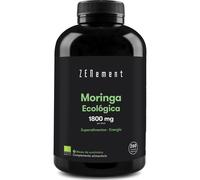 Moringa Bio Gélules 1800mg - 260 Gélules Vegan - Complément Alimentaire de Feuilles Moringa Oleifera Bio, Source de Protéines, Acides Aminés, Multivitamines et Minéraux, Pur & Fort