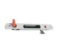 zeng Serrure de Sécurité en Aluminium pour Baie Coulissante avec Clé - Verrou Fenêtre/Porte de Terrasse, Cuisine, Salle de Bain (Blanc)
