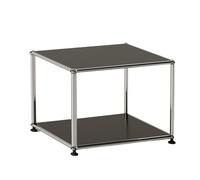 Zeng25liangOu-12 Balcon du Salon Table d'appoint modulaire for canapé, Table de Rangement à épissure arbitraire, Meuble Salon Minimaliste Moderne(Noir,Grand)