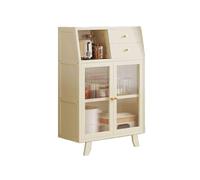 Zeng25liangOu-12 Buffet Multi-Usage Buffet vitré à Double Porte for Cuisine et Salon, sur Pied, avec tiroirs
