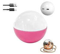 zenggp Boule De Cristal électronique, Sphère en Verre De 2,7 Pouces avec écran D'affichage Numérique 3D, Lecteur Vidéo Et Photo DIY, Cadeau Personnalisable pour Les Couples Anniversaire Mariage(Pink)