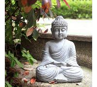 zenggp Jardin Ornement Assis Bouddha Zen Extérieur Intérieur Statue Résine Décor À La Maison 23cm