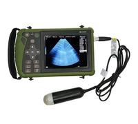 ZengHeBloom Échographe Vétérinaire Portable avec Sonde 3,5 MHz,pour Porcs Et Ovins Echographie Appareil Grossesse Multifonction Écran HD 5.6" pour Animaux Agricoles, Porcs, Chèvres, Test De Gestation