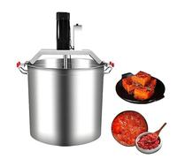 ZengHeBloom Pétrin À Pâte Mixeur Alimentaire Professionnel avec Grattoir À 4 Lames Vitesse Réglable Fonction De Chauffage en Acier Inoxydable Démarrage Un Bouton pour Assaisonnement, Soupe Et Sauce