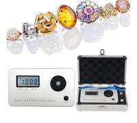 ZengHeBloom Testeur De Diamants Professionnel,RéFractomèTre De Gemme Et Testeur De Diamant Gamme De Mesure 1300-3000,Testeur De Pierres PréCieuses Portable pour Toutes Les Pierres,PréCision : 0,001