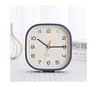 ZengL263NgS Horloge de Bureau Petit Support d'horloge de Table Simple et à la Mode avec Horloge Double Usage Horloge Bureau Chevet Chambre Coucher silencieuse Décoration du Salon(Blue)