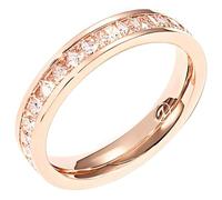 Zengliu Bague Stardust en or rose minimaliste en titane pour femme, taille 5-8