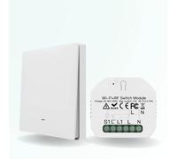 ZenGO Interrupteur va et Vient sans Fil, Connecté, Installation Facile, sans travaux