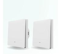 ZenGO Interrupteur va et Vient sans-Fil connecté ZigBee, Installation Facile, sans travaux, Compatible Alexa, Google Home, SmartLife et Tuya