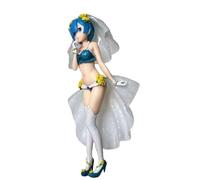 ZENGON Figurine Rem Bride Ver. Figurine de 15 cm de haut, personnage de l'anime à collectionner, modèle d'affichage sur le thème du mariage