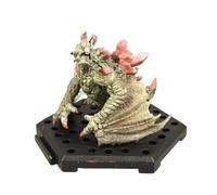 ZENGON Uragaan Figurine de Wyvern écrasant le menton - Statue de 8 cm de haut, modèle monstre volcanique