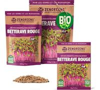 ZenGreens® Graines de betterave rouge bio - Choisissez entre 200g et 500g
