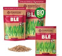 ZenGreens® - Graines de blé bio - Choisissez entre 10g, 200g et 500g - Graines de blé avec un taux de germination supérieur à 97% - Microgreens