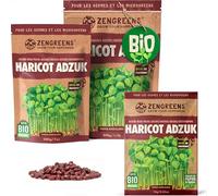 ZenGreens® - Graines de haricot adzuk bio - Choisissez entre 10g, 200g et 500g - Graines de haricot adzuk avec un taux de germination supérieur à 97% - Microgreens