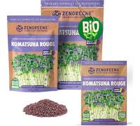 ZenGreens® Graines de komatsuna rouge bio - Choisissez entre 200g et 500g