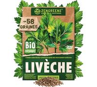 ZenGreens® - Graines de Livèche bio - Graines d'herbes aromatiques pour une culture facile au jardin, sur le balcon ou en cuisine - Céleri Perpétuel