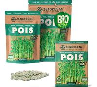 ZenGreens® - Graines de pois bio - Choisissez entre 10g, 200g et 500g - Graines de pois avec un taux de germination supérieur à 97% - Microgreens