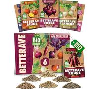 ZenGreens® Kit de Graines de Betterave bio - 6 variétés anciennes