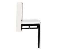 ZENGRICE Chaise pliante murale - Chaise pliante murale ultra fine - Structure stable - Facile à nettoyer - Pour hôpitaux, maisons de retraite, salles de bains, buanderies