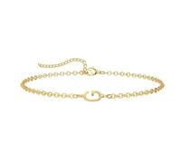 ZENGSING Bracelets Lettres Élégants pour Femmes et Filles - Réglable Initial Bracelet Or Capital A-Z
