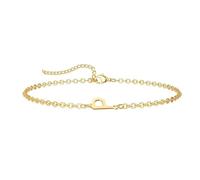 ZENGSING Lettres Bracelets Femmes Filles Lettre Bracelet Initial Réglable Bracelets élégants A-Z Capital Initial Charme Bracelet Bracelet Or Cadeaux pour Femmes Filles (P)