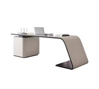 ZENGXJYCQINGJIANG Bureau de Jeu Bureau d'étude en Ardoise de Luxe léger, Bureau d'écriture Moderne et Simple for Patron, Table d'angle for PC(120x70x75cm)