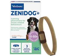 ZENIDOG Collier pour chiens de taille moyenne à grande | Phéromones apaisantes | Réduit le stress et l'anxiété | 1 collier d'une durée allant jusqu'à 3 mois | Convient aux chiens entre 10 kg et 50 kg