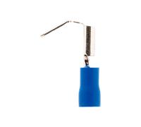 Zenitech 10 cosses clips mixte mâle/femelle Ø6,3 mm Bleu